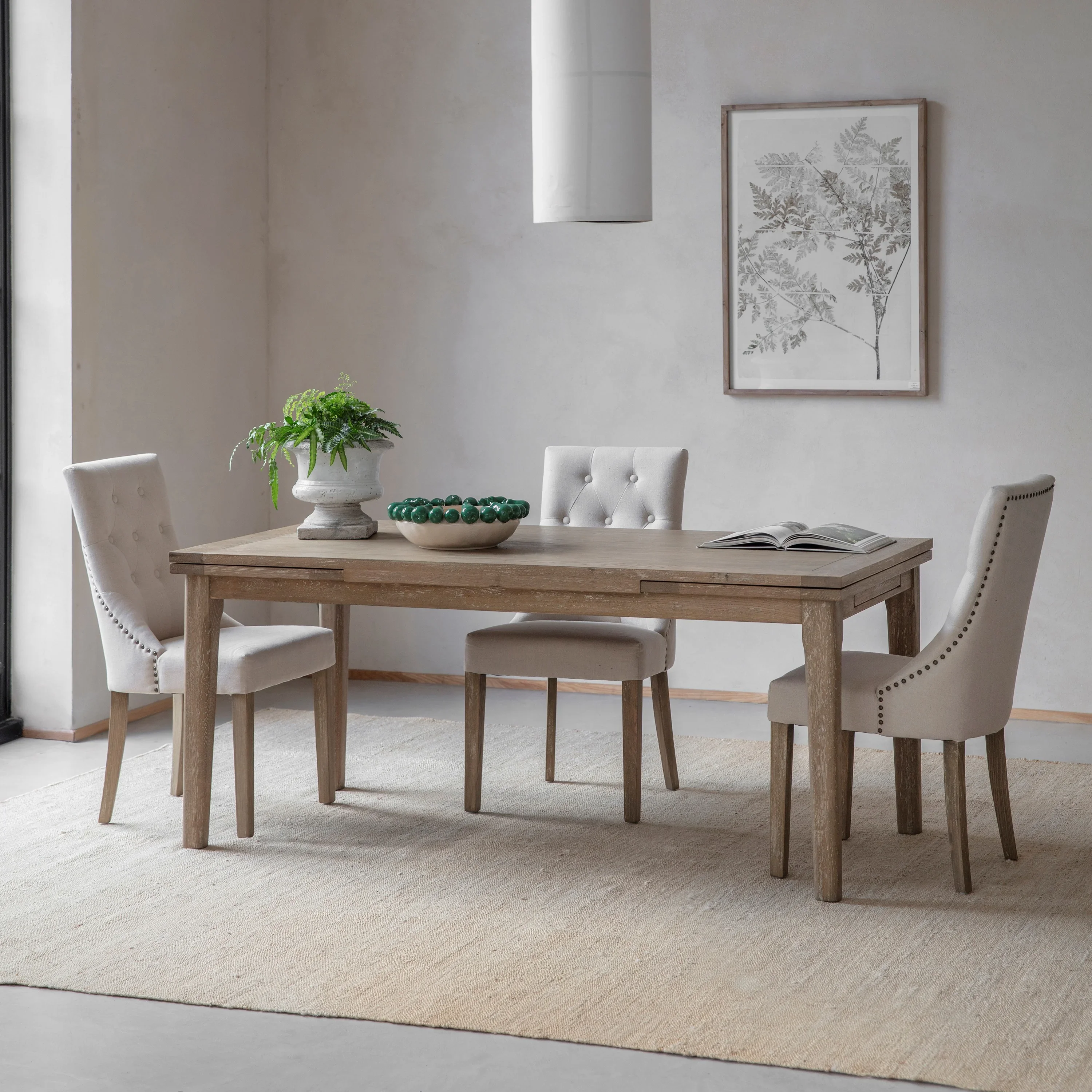 HUDSON LARGE EXTENDING DINING TABLE