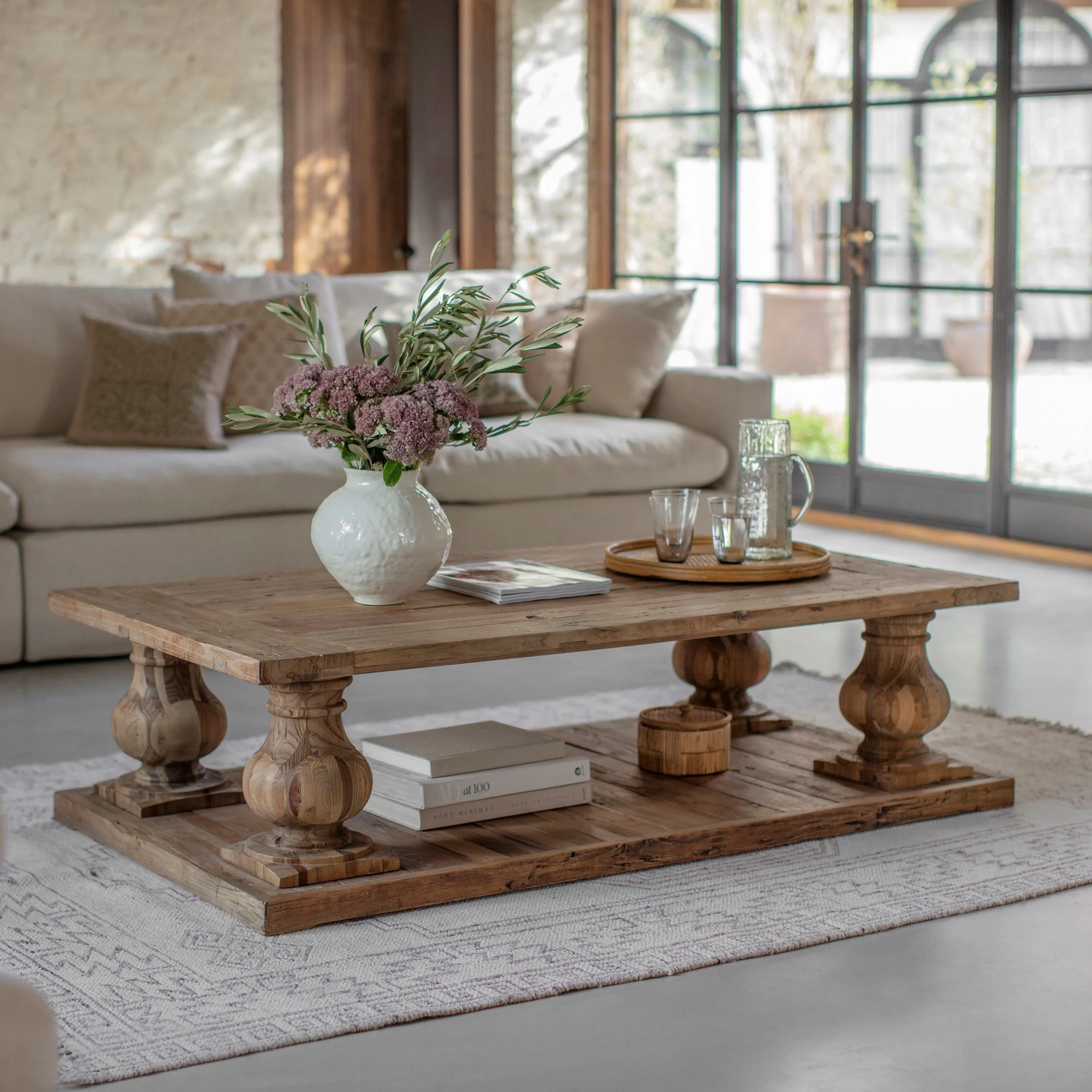 OCKLEY RECLAIMED ELM COFFEE TABLE
